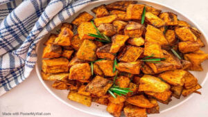 Air Fryer Sweet Potato Cubes