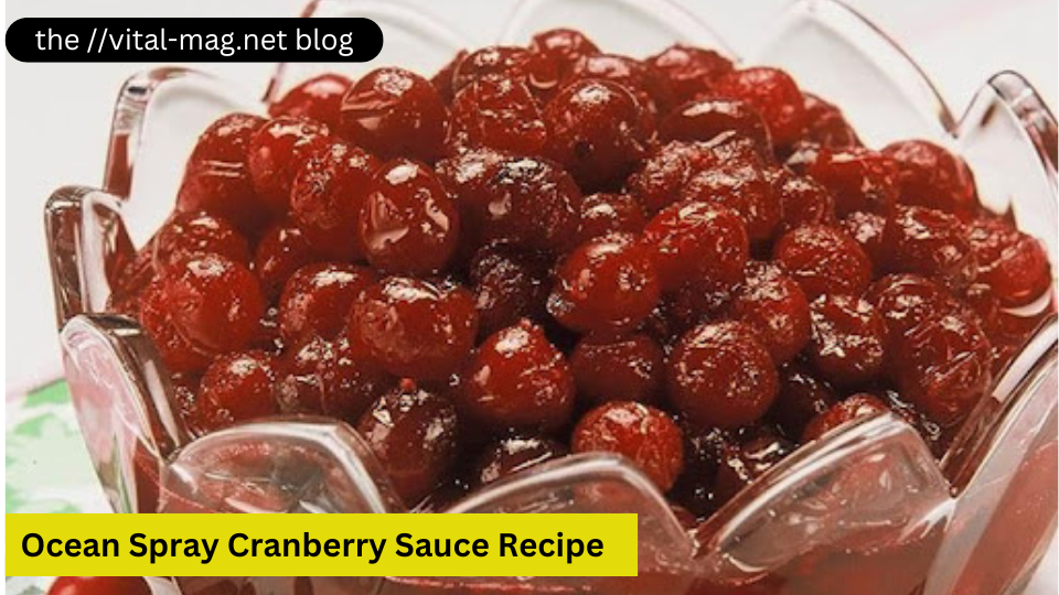 Ocean Spray Cranberry Sauce Recipe